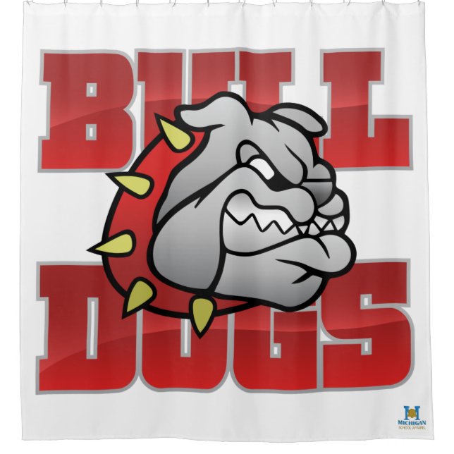 Rideaux De Douche Mason Bulldogs #5 (Devant)