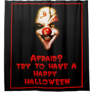 Rideaux De Douche Masque d'horreur d'Halloween