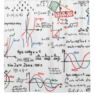 Rideaux De Douche Mathématicien mathématique de maths
