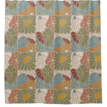 Matisse Groovy floral  Art Nouveau 1970s Boho 