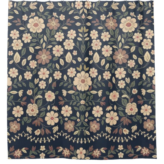 Rideaux De Douche Meadows de minuit (Devant)