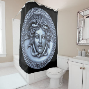 Rideaux De Douche Méduse d'argent