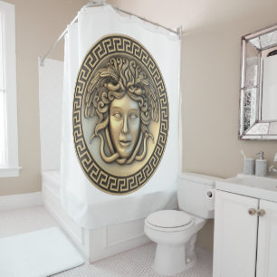 Rideaux De Douche Méduse dorée