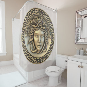Rideaux De Douche Méduse dorée