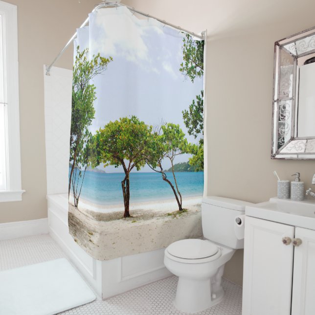 Rideaux De Douche Megans Bay (St. Thomas, USVI) (En situation)