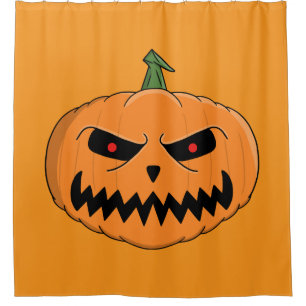 Rideaux De Douche Menacer Jack O'Lantern Halloween