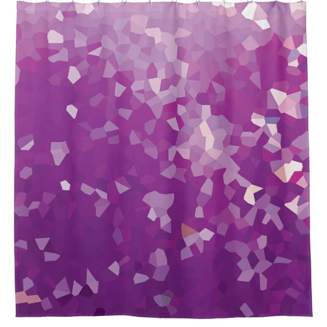 Rideaux De Douche Mer de cristal violet (Devant)