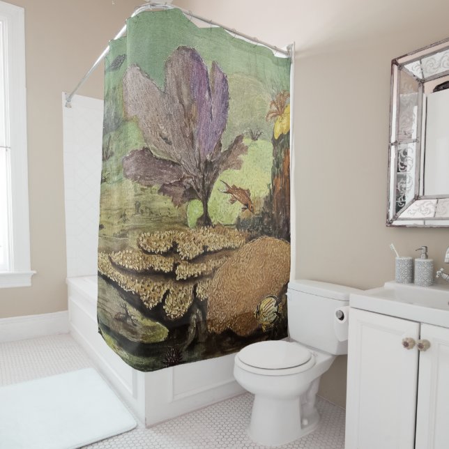 Rideaux De Douche Mer sous-marine (En situation)