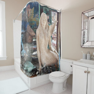 Rideaux De Douche Mermaid Pondering