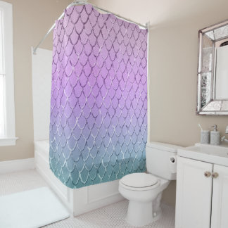 Rideaux De Douche Mermaid Princess Scales 6