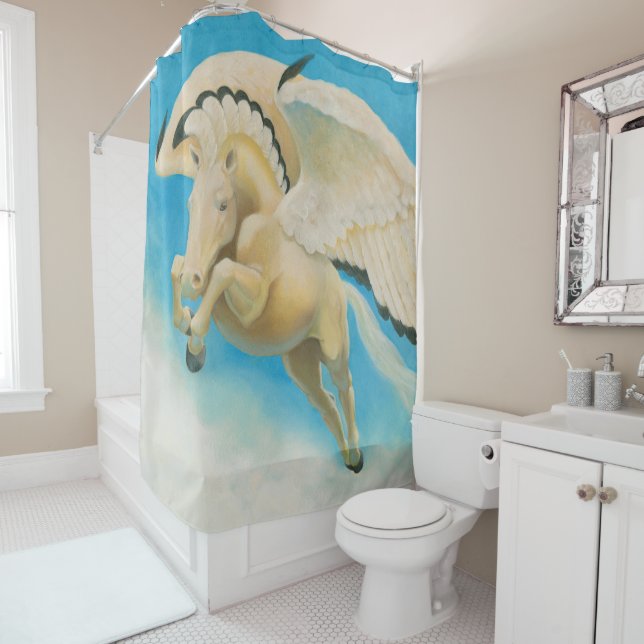 Rideaux De Douche MESA Pegasus de vol (En situation)
