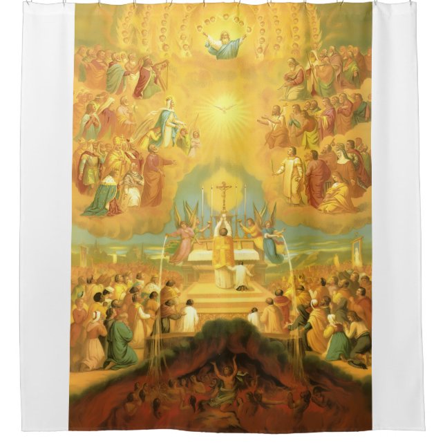 Rideaux De Douche Messe catholique (Devant)