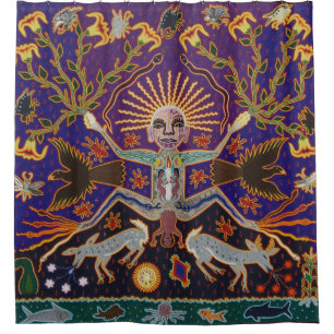 Rideaux De Douche Mexique Mexique Mexique Maya Aztec LatinX Hispaniq