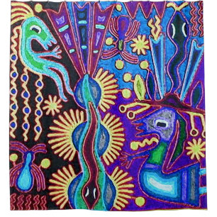 Rideaux De Douche Mexique Mexique Mexique Maya Aztec LatinX Hispaniq