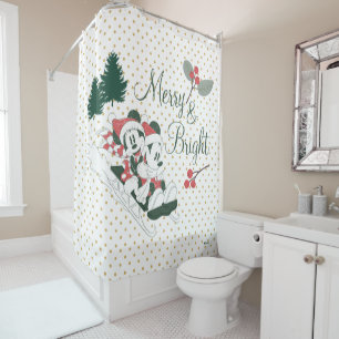 Rideaux De Douche Mickey et Minnie  Joyeux et lumineux