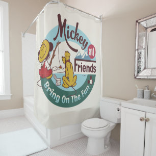 Rideaux De Douche Mickey et ses amis Amusez-vous bien