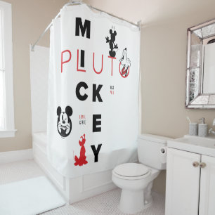 Rideaux De Douche Mickey & Friends   Mickey & Pluto Best Pals