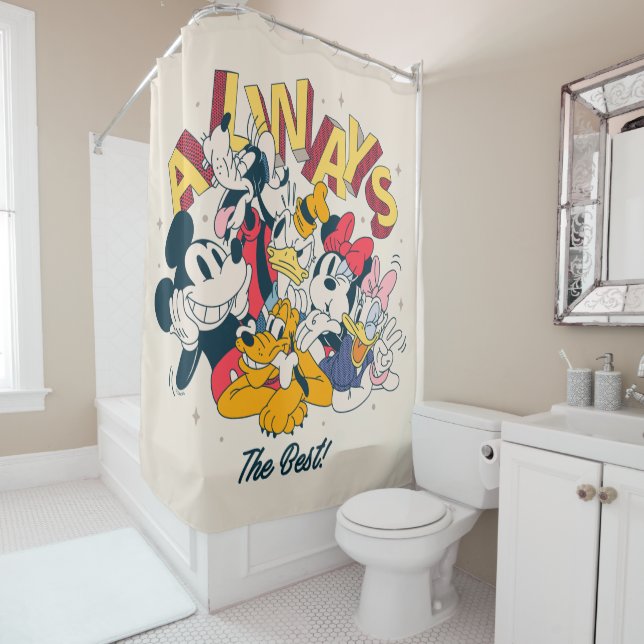 Rideaux De Douche Mickey & Friends | Toujours Le Meilleur (En situation)