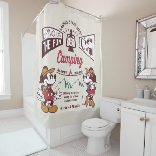 Rideaux De Douche Mickey & Minnie   Allons-y !