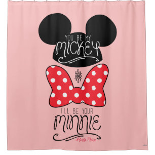 Rideaux De Douche Mickey & Minnie Amour