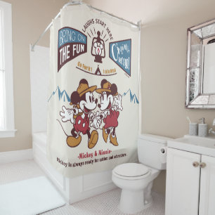 Rideaux De Douche Mickey & Minnie Amusez-vous bien