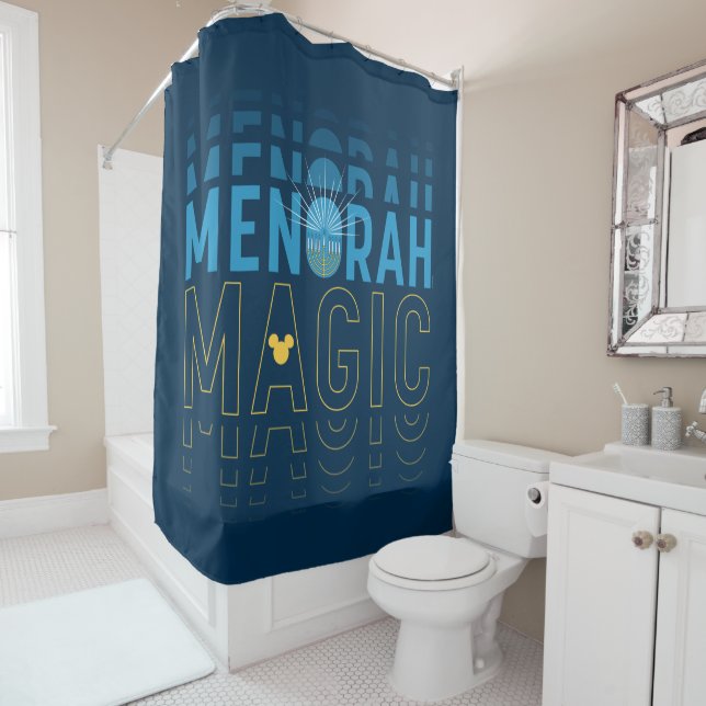 Rideaux De Douche Mickey Mouse | Menorah Magic (En situation)