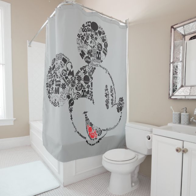 Rideaux De Douche Mickey tendance | Icônes et expressions (En situation)
