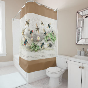 Rideaux De Douche Miel, Travailleur, Homme, Reine, Abeille Humble Co