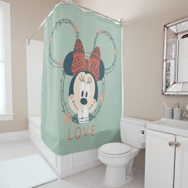 Rideaux De Douche Minnie | Amour (En situation)