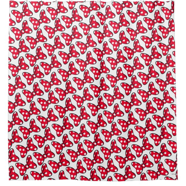 Rideaux De Douche Minnie branchée | Polka Motif de point (Devant)