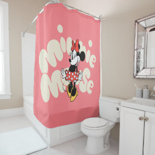 Rideaux De Douche Minnie Mouse Danse en Style à Points