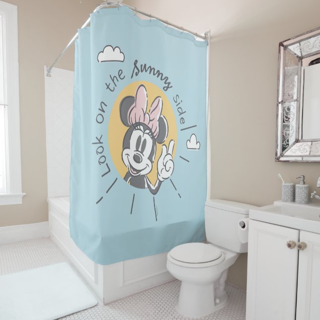 Rideaux De Douche Minnie Mouse | Regardez le côté soleil (En situation)