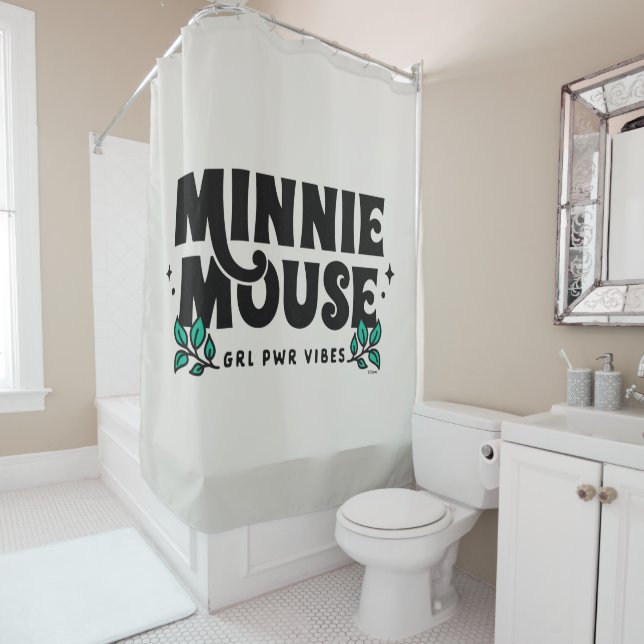 Rideaux De Douche Minnie Mouse | Vibes d'alimentation GRL (En situation)