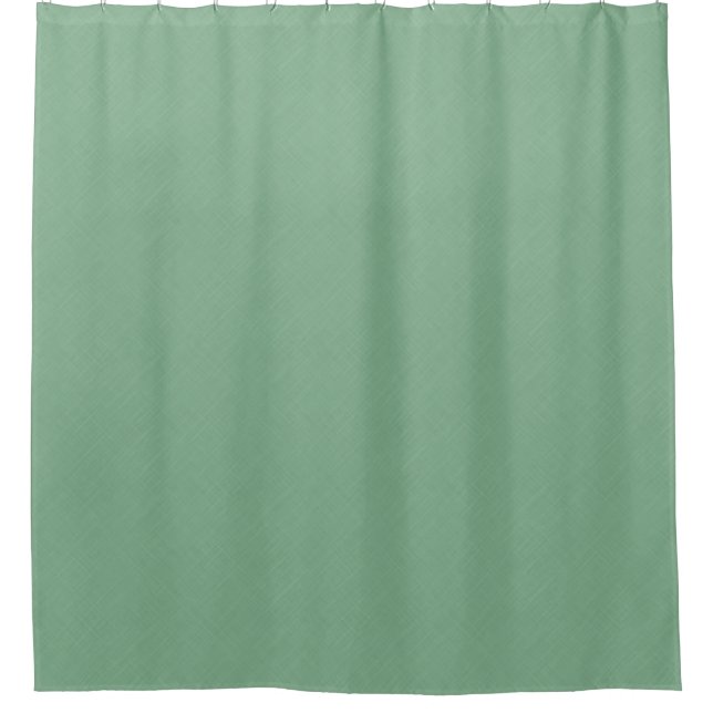 Rideaux De Douche Mint vert solide texturé (Devant)