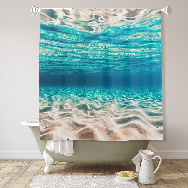 Rideaux De Douche Miroir de sable sous-marin (Créateur téléchargé)