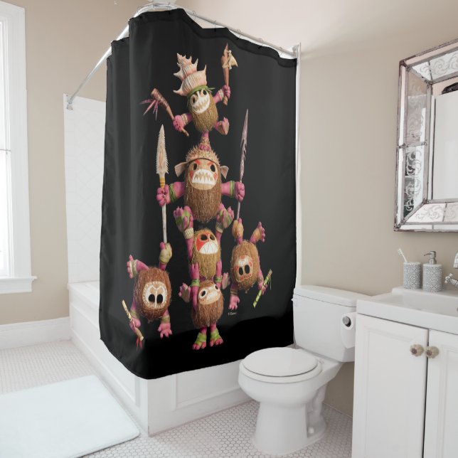Rideaux De Douche Moana| Kakamora - Pirates de noix de coco (En situation)