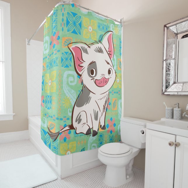 Rideaux De Douche Moana| Pua - Je ne suis pas un bacon (En situation)