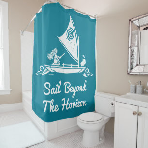 Rideaux De Douche Moana  Voile Au-Delà De L'Horizon