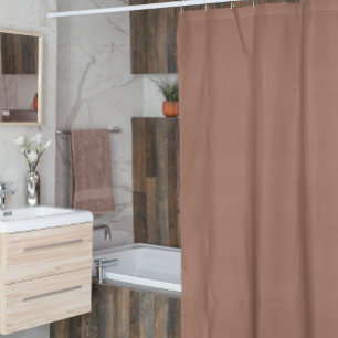 Rideaux De Douche Mocha Mousse Solid Brown