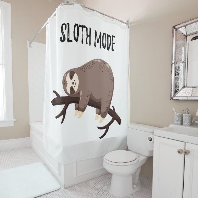Rideaux De Douche Mode de paresse (En situation)