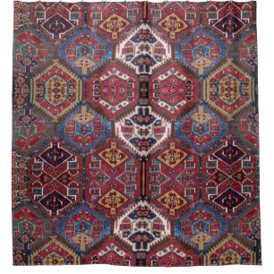 Rideaux De Douche Modèle de tapis oriental perse antique