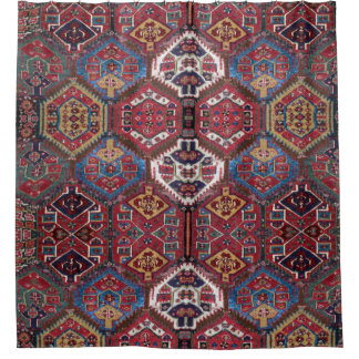 Rideaux De Douche Modèle de tapis oriental perse antique