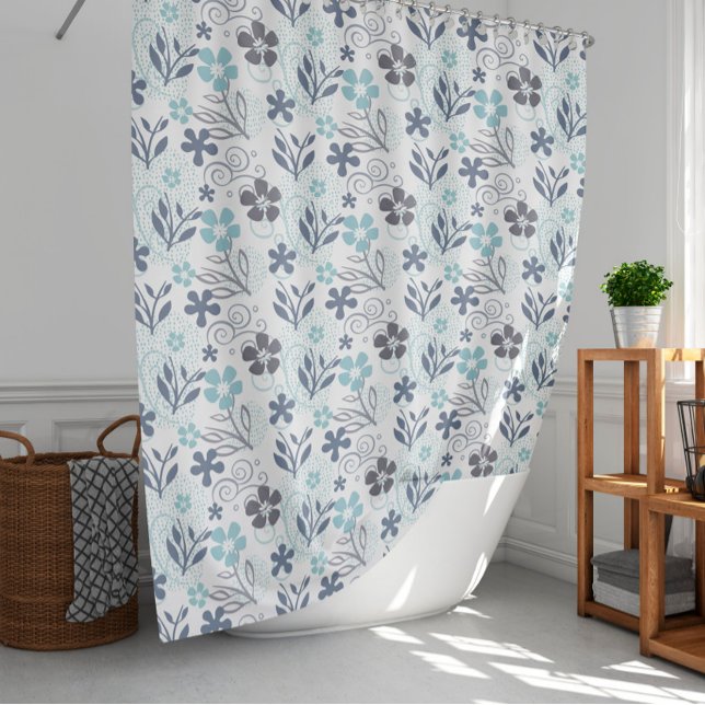 Rideaux De Douche Modèle floral (Créateur téléchargé)