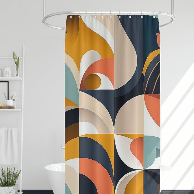 Rideaux De Douche Moderne du milieu du siècle (Créateur téléchargé)