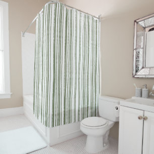 Rideaux De Douche Moderne Simple Minimaliste Rayé
