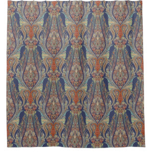 Rideaux De Douche Moderne Vintage Cachemire Paisley Shawl Patterned