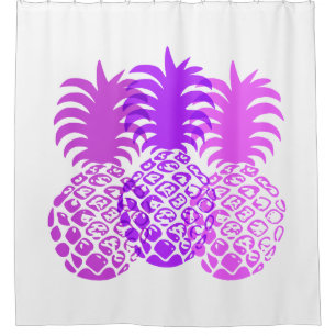 Rideaux De Douche Momona Pineapple Hawaiian Tropical