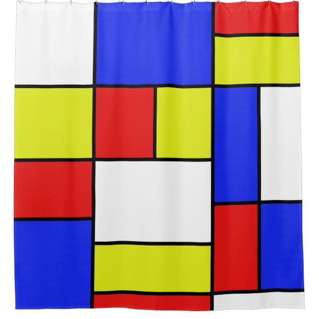 Rideaux De Douche Mondriaan #19 (Devant)