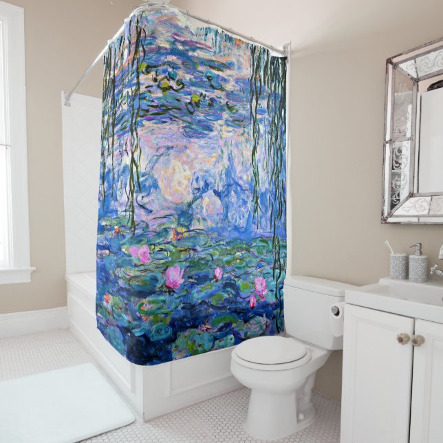 Rideaux De Douche Monet - Lys d'eau, 1919 (En situation)