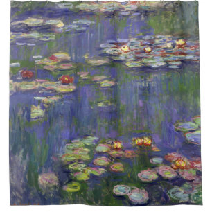 Rideaux De Douche Monet Water Lilies Chef-d'oeuvre Peinture